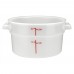 Winco PPRC-2W 2 Qt. White Food Storage Container Winco PPRC-2W 2 Qt. White Food Storage Container