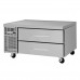 Turbo Air PRCBE-48F-N Pro Series 48 Two Drawer Chef Base Freezer - 7 Cu. Ft.