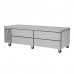 Turbo Air PRCBE-84F-N Pro Series 84 Four Drawer Chef Base Freezer - 15 Cu. Ft.
