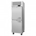 Turbo Air PRO-26-2H2-PT-LR Pro Series 29 Pass-Thru Front Left-Hinged / Back Right-Hinged Half Solid Door Heated Cabinet - 208V - 26 Cu. Ft.