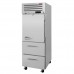 Turbo Air PRO-26R-D2-N 29 Pro Series Reach-In Half Solid Door w/ Drawers Refrigerator - 25 Cu. Ft.