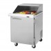 Turbo Air PST-28-12-N-SL Pro Series 27 Slide Lid Mega Top Prep Table w/ 12-Pan Top - 8 Cu. Ft.