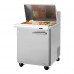 Turbo Air PST-28-12-N 27 Right-Hinged Mega Top Prep Table w/ 12-Pan Top - 8 Cu. Ft.