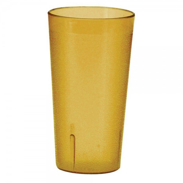 Winco PTP-05A 5 oz. Amber Pebbled Plastic Tumbler Winco PTP-05A 5 oz. Amber Pebbled Plastic Tumbler