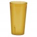 Winco PTP-05A 5 oz. Amber Pebbled Plastic Tumbler Winco PTP-05A 5 oz. Amber Pebbled Plastic Tumbler