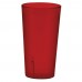 Winco PTP-09R 9-1/2 oz. Red Pebbled Plastic Tumbler Winco PTP-09R 9-1/2 oz. Red Pebbled Plastic Tumbler