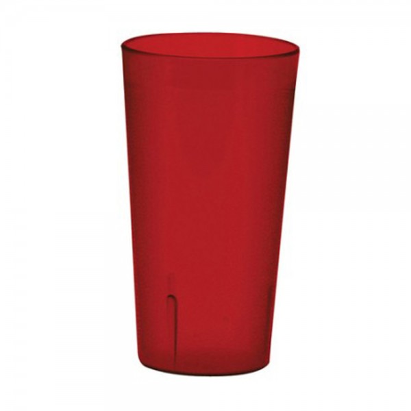 Winco PTP-12R 12 oz. Red Pebbled Plastic Tumbler Winco PTP-12R 12 oz. Red Pebbled Plastic Tumbler