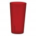 Winco PTP-20R 20 oz. Red Pebbled Plastic Tumbler Winco PTP-20R 20 oz. Red Pebbled Plastic Tumbler