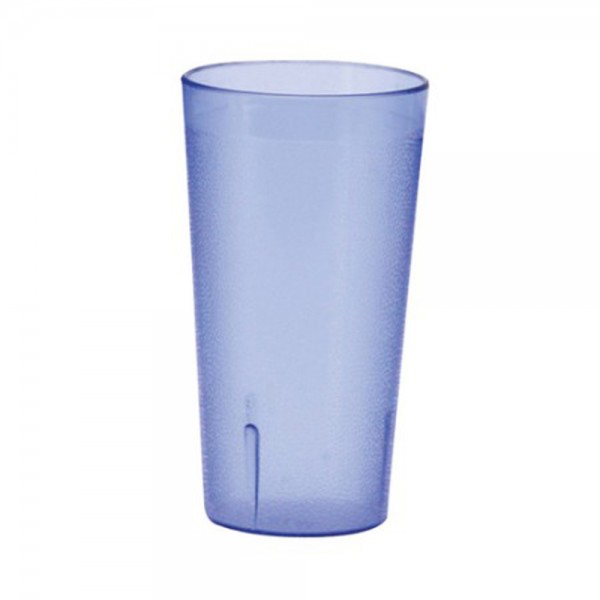 Winco PTP-24B 24 oz. Blue Plastic Pebbled Tumbler Winco PTP-24B 24 oz. Blue Plastic Pebbled Tumbler