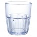 Winco PTSN-9 9 oz. SAN Plastic Havana Tumbler