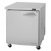 Turbo Air PUR-28-N Pro Series 27 Solid Door Undercounter Refrigerator - 7 Cu. Ft.