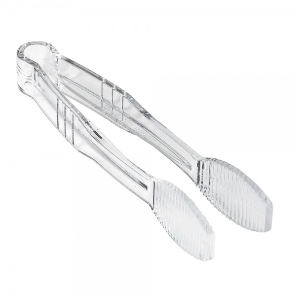 Winco PUTF-6C 6 Clear Polycarbonate Tongs Winco PUTF-6C 6 Clear Polycarbonate Tongs