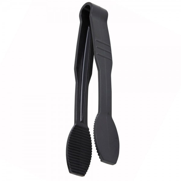 Winco PUTF-6K 6 Black Polycarbonate Tongs Winco PUTF-6K 6 Black Polycarbonate Tongs
