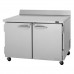 Turbo Air PWF-48-N Pro Series 48 Two Door Worktop Freezer - 12 Cu.Ft.