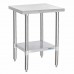 WowPrep PWTG-2430 24D x 30L Stainless Steel Worktable with Undershelf