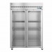 Hoshizaki R2A-FG 55 Reach-In Steelheart Series Refrigerator with 2 Full Height Hinged Glass Doors - 50 Cu. Ft.