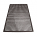 Winco RBM-35K Beveled Edge Black Rubber Floor Mat - 3 x 5 Winco RBM-35K Beveled Edge Black Rubber Floor Mat - 3 x 5