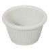 Winco RFM-1W 1-1/2 oz. Fluted White Melamine Ramekin Winco RFM-1W 1-1/2 oz. Fluted White Melamine Ramekin