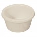 Winco RFM-2B 2 oz. Fluted Bone Melamine Ramekin Winco RFM-2B 2 oz. Fluted Bone Melamine Ramekin