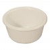 Winco RFM-3B 3 oz. Fluted Bone White Melamine Ramekin Winco RFM-3B 3 oz. Fluted Bone White Melamine Ramekin