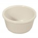 Winco RFM-4B 4 oz. Fluted Bone Melamine Ramekin Winco RFM-4B 4 oz. Fluted Bone Melamine Ramekin