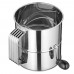 Winco RFS-8 8 Cup Stainless Steel Rotary Flour Sifter Winco RFS-8 8 Cup Stainless Steel Rotary Flour Sifter