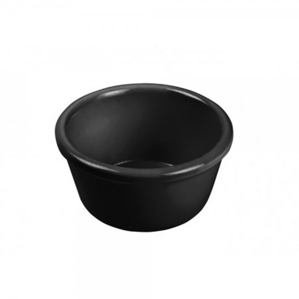 Winco RP-2K 2 oz. Black Melamine Ramekin Winco RP-2K 2 oz. Black Melamine Ramekin