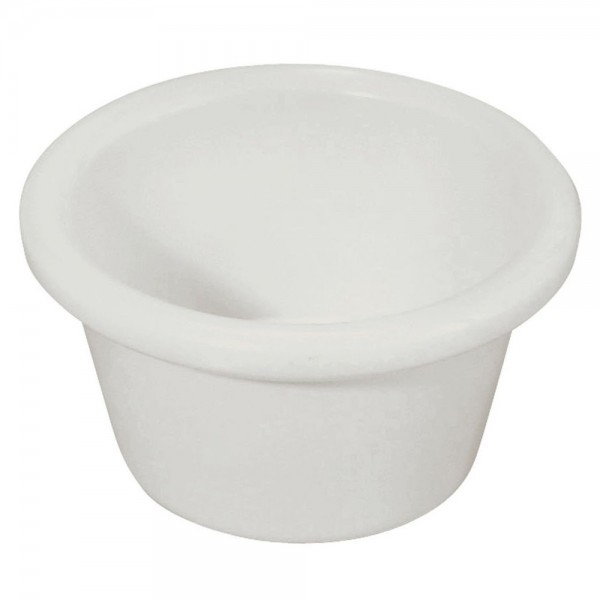 Winco RP-3W 3 oz. White Melamine Ramekin Winco RP-3W 3 oz. White Melamine Ramekin