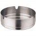 Winco SAS-4 4 Stainless Steel Round Ashtray Winco SAS-4 4 Stainless Steel Round Ashtray