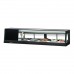 Turbo Air SAS-60L-N 59 Black Refrigerated Sushi Display Case - Left Side Compressor - 1.9 Cu. Ft.