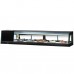 Turbo Air SAS-70L-N 70 Black Refrigerated Sushi Display Case - Left Side Compressor - 2.3 Cu. Ft.