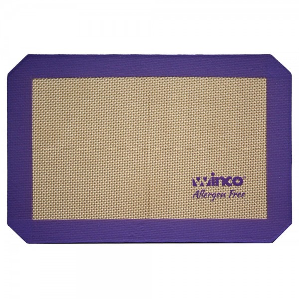 Winco SBS-11PP Quarter Size Allergen-Free Purple Silicone Baking Mat, 8-1/4 x 11-3/4 Winco SBS-11PP Quarter Size Allergen-Free Purple Silicone Baking Mat, 8-1/4 x 11-3/4