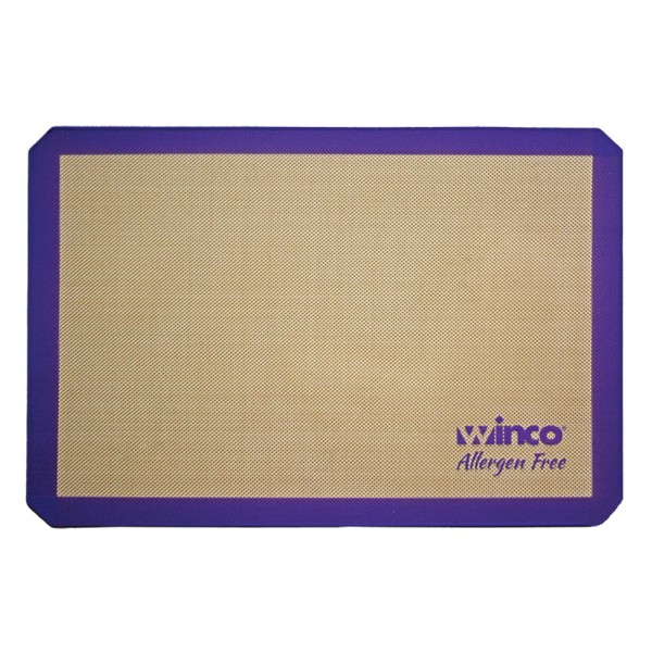 Winco SBS-16PP Half Size Allergen-Free Purple Silicone Baking Mat, 11-5/8 x 16-1/2 Winco SBS-16PP Half Size Allergen-Free Purple Silicone Baking Mat, 11-5/8 x 16-1/2