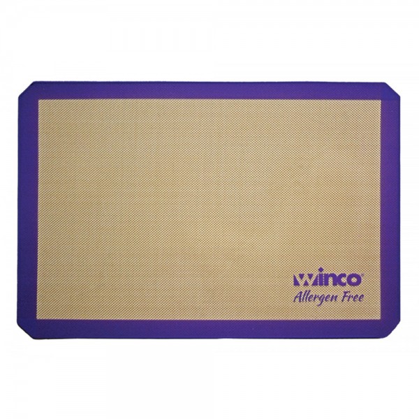 Winco SBS-21PP Two Third Size Allergen-Free Purple Silicone Baking Mat, 14-7/16 x 20-1/2 Winco SBS-21PP Two Third Size Allergen-Free Purple Silicone Baking Mat, 14-7/16 x 20-1/2