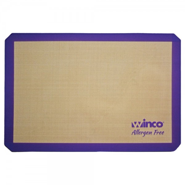 Winco SBS-24PP Full Size Allergen-Free Purple Silicone Baking Mat, 16-3/8 x 24-1/2 Winco SBS-24PP Full Size Allergen-Free Purple Silicone Baking Mat, 16-3/8 x 24-1/2
