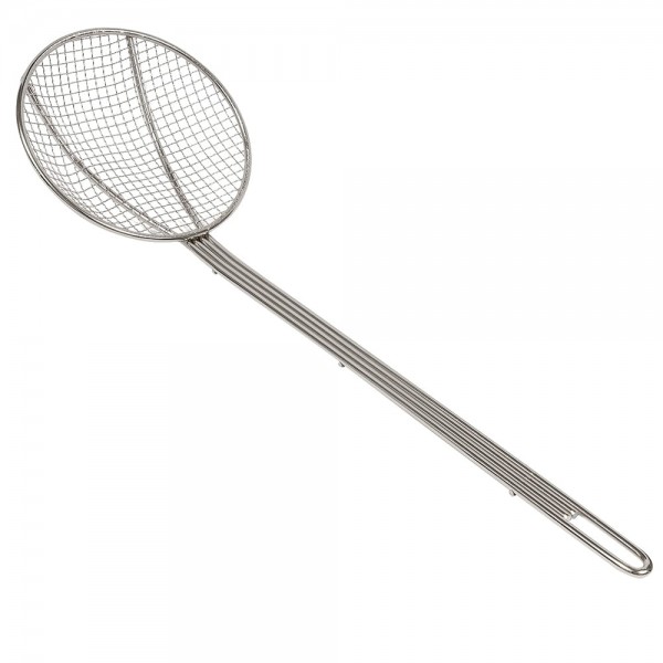 Winco SC-6R 6 Diameter Round x 13 Handle Nickel Plated Wire Skimmer Winco SC-6R 6 Diameter Round x 13 Handle Nickel Plated Wire Skimmer