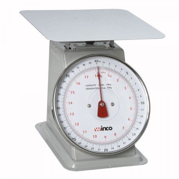 Winco SCAL-840 8 Dial 40 lb. Receiving Scale Winco SCAL-840 8 Dial 40 lb. Receiving Scale
