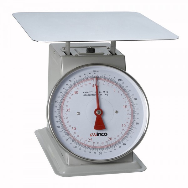 Winco SCAL-9100 9 Dial 100 lb. Portion Scale Winco SCAL-9100 9 Dial 100 lb. Portion Scale