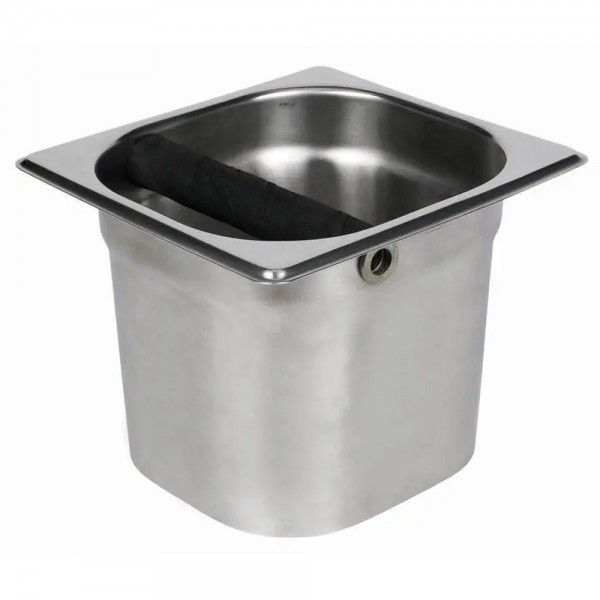 Winco SCD-5 1/6 Size Stainless Steel Coffee Knock Box Winco SCD-5 1/6 Size Stainless Steel Coffee Knock Box