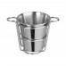 Winco SFCW-4S Stainless Steel 4 French Fry Cup with Wire Holder Winco SFCW-4S Stainless Steel 4 French Fry Cup with Wire Holder