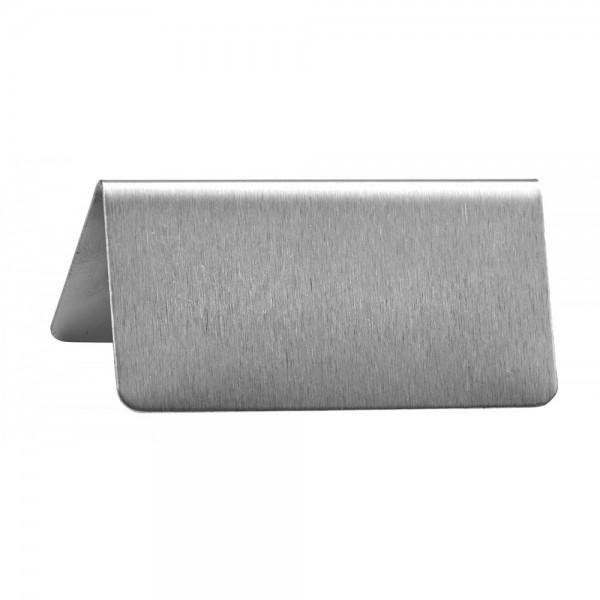 Winco SGN-100 Stainless Steel Blank Tent Sign Winco SGN-100 Stainless Steel Blank Tent Sign