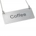 Winco SGN-203 Stainless Steel Coffee Chain Sign Winco SGN-203 Stainless Steel Coffee Chain Sign