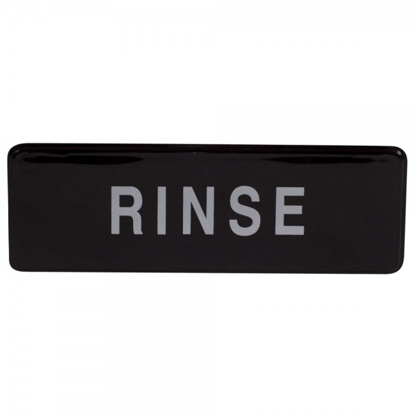 Winco SGN-327 Rinse Information Sign,3 x 9 Winco SGN-327 Rinse Information Sign,3 x 9