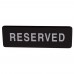 Winco SGN-328 Reserved Information Sign, 3 x 9 Winco SGN-328 Reserved Information Sign, 3 x 9