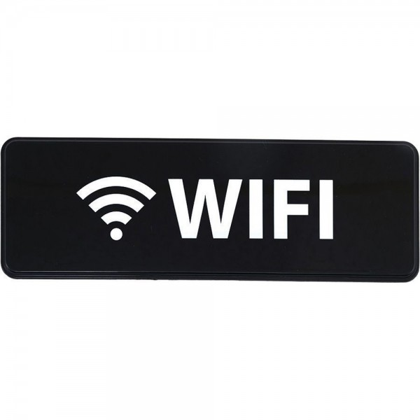 Winco SGN-330 WiFi Information Sign, 3 x 9 Winco SGN-330 WiFi Information Sign, 3 x 9