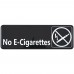 Winco SGN-335 No E-Cigarettes Information Sign, 9 x 3 Winco SGN-335 No E-Cigarettes Information Sign, 9 x 3