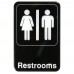Winco SGN-603 Restrooms Information Sign, 6 x 9 Winco SGN-603 Restrooms Information Sign, 6 x 9