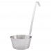 Winco SHHD-1 1 qt Stainless Steel Hooked Handle Dipper Winco SHHD-1 1 qt Stainless Steel Hooked Handle Dipper