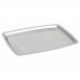 Winco SIZ-11B 11 Rectangular Stainless Steel Sizzling Platter