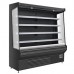 Wowcooler SOC-76-220-B 76" Black Refrigerated Air Curtain Merchandiser, 220V